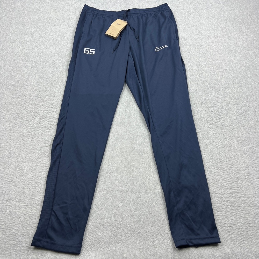 NEW Nike‎ Academy Soccer Pants Womens Medium Blue Dri-FIT Track Ankle Zip DR1671